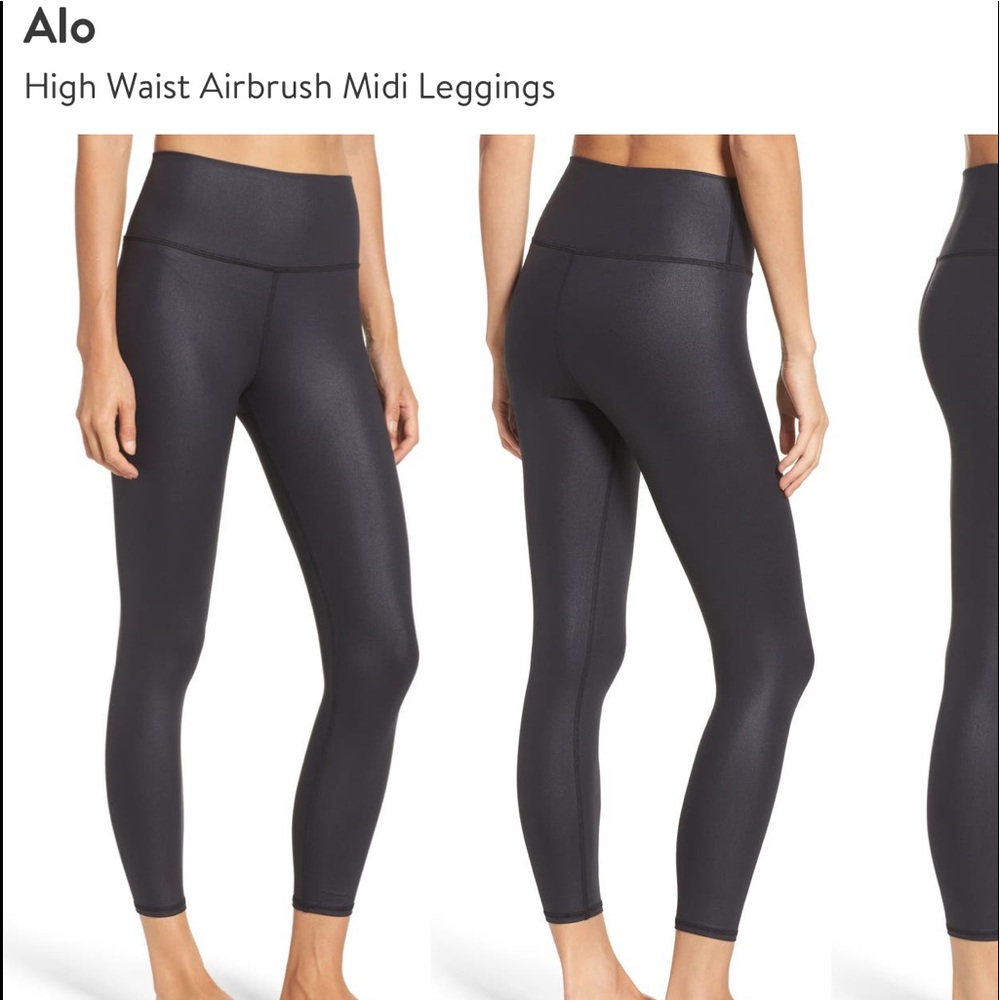 Alo Yoga high-waist Airbrush midi leggings